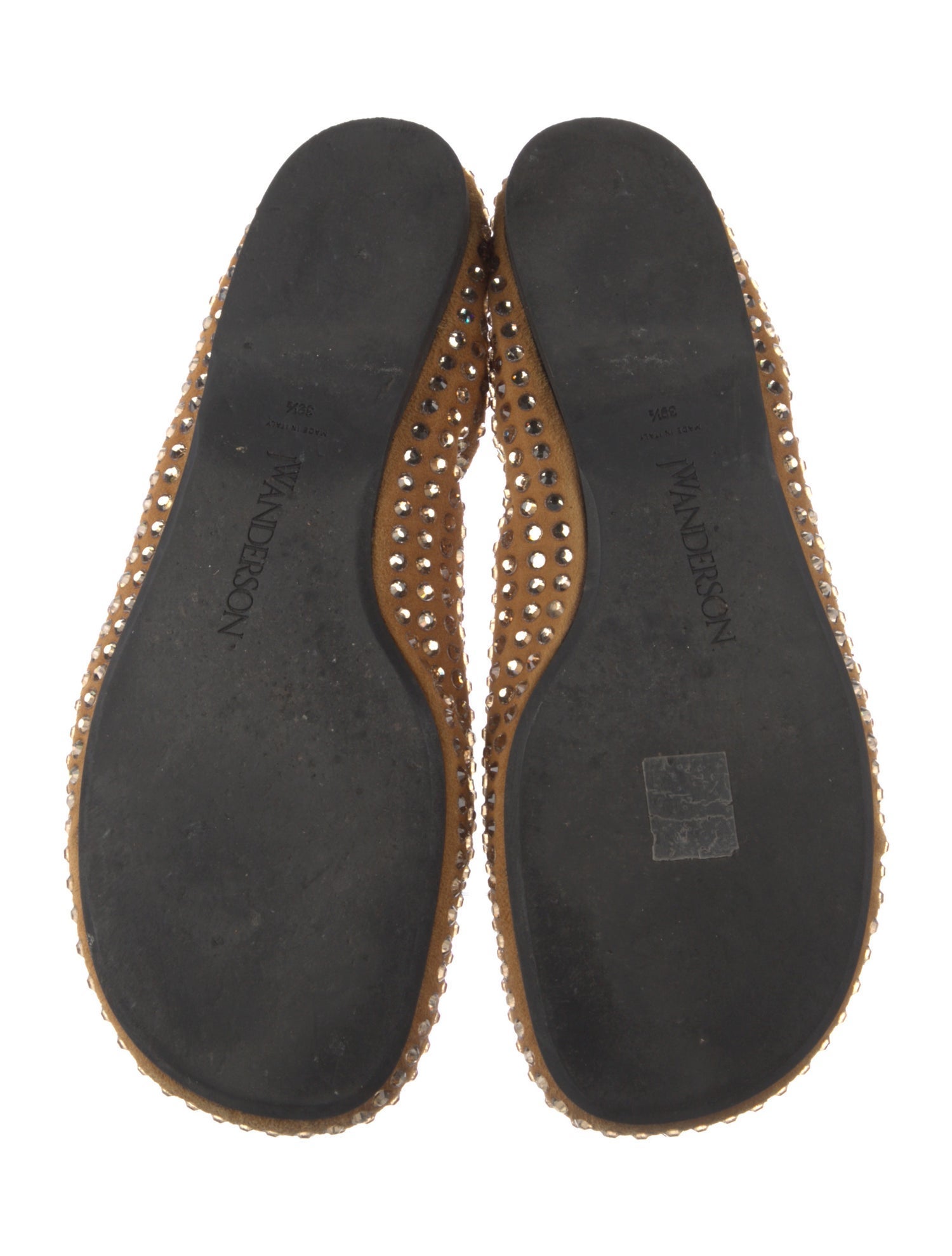 J.W. Anderson Crystal Crystal Embellishments Ballet Flats